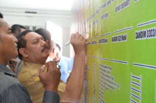 Pemkab Inhil Tekan Komitmen Bersama